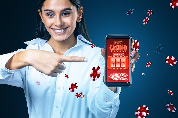 Studio dealer langsung Lucky Twins dengan kamera multi-sudut di platform tambang 888